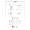 Kép 3/3 - OB8038 OBSESSIVE Melidia fűző + tanga fehér L/XL / lecsatolható vállpánt / EAN: 5901688208038
