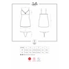 Kép 3/5 - OB1915 OBSESSIVE Suella hálóing + tanga L/XL EAN: 5901688211915