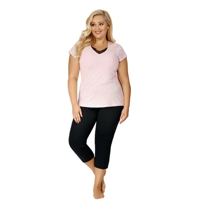 Donna hálóruházat - Alice plus 3/4 pink pizsama 50