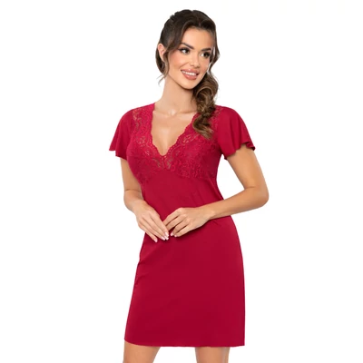 Donna hálóruházat - Luiza burgundy hálóing XXL/44  S/S2025