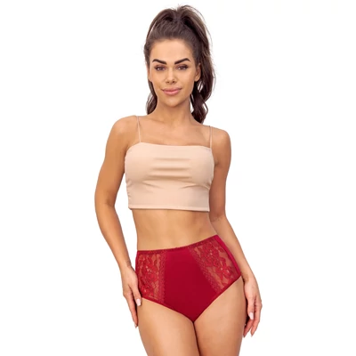Donna magas állású női alsó - 239 burgundy S - XXL