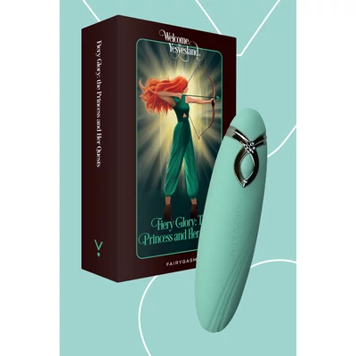 FairyGasm PleasureArrow green - testmasszirozó vibrátor zöld   EAN:5906196160281