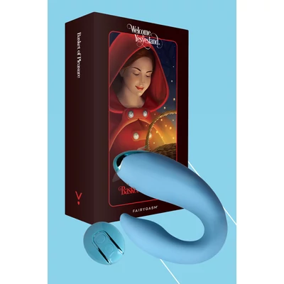 FairyGasm PleasureBerry blue - testmasszirozó vibrátor kék   EAN:5906196160304