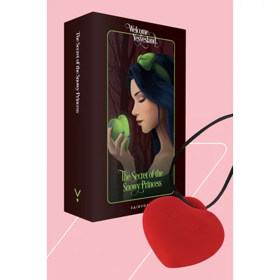 FairyGasm PleasureStone red - testmasszirozó vibrátor piros   EAN:5906196160359