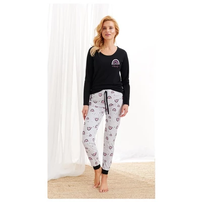 Taro 2124 NORA női hosszú pizsama     A/W20-21    M
