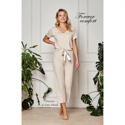 Taro 3105 EDEN  rövid ujjú női pizsama 7/8 nadrággal S-XL S/S 2024