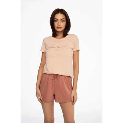 Esotiq 41251 Dreamer bézs női pizsama 30X- S-XL  S/S2024