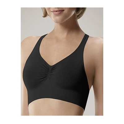 JULIMEX 50113 Plié alakformáló sportmelltartó top fekete S