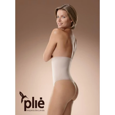 JULIMEX Plié 50075 bézs S-XL magasított derekú tanga