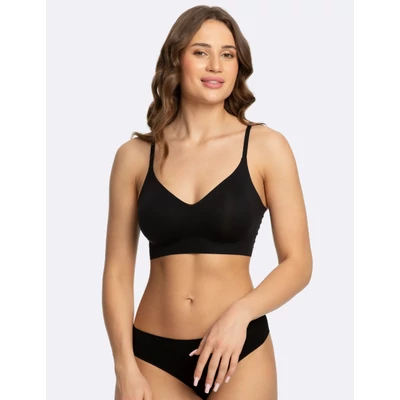JULIMEX Simple Bra Top fekete melltartó S  -  XL