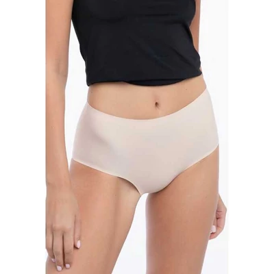 Julimex Simple panty maxi bézs varrásnélküli bugyi S  -  XL