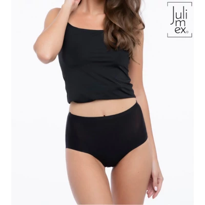 Julimex Simple panty maxi fekete varrásnélküli bugyi S - XL