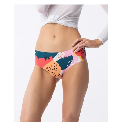 Julimex Simple Tutti Frutti Classic panty absztrakt mintás varrásnélküli bugyi S  -  XL