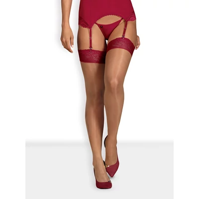 OB4199 OBSESSIVE Rosalyne stockings red  S/M red EAN: 5901688224199