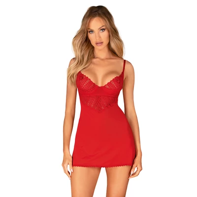 Obsessive Ingridia chemise & thong  SX/S -  XL/2XL
