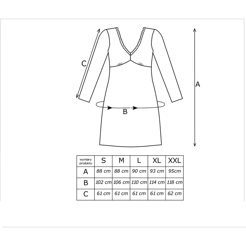 Donna hálóruházat - Michelle II hálóing bézs L/40  A/W2025