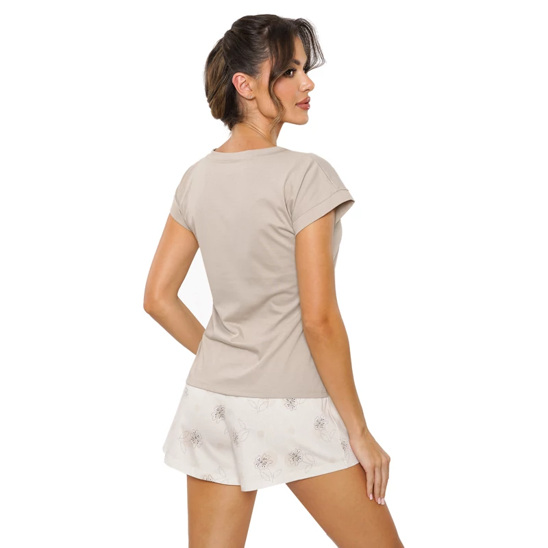 Donna hálóruházat - Sandi short pamut pizsama M/38  S/S2025