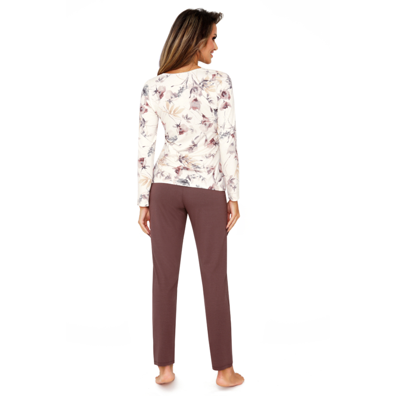Donna hálóruházat - Belinda long pizsama ecrue L/40  A/W/2023-24