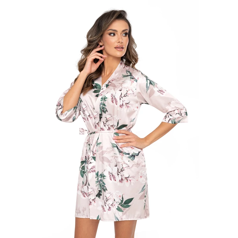 Donna hálóruházat - Nelly köntös light beige L/40  A/W2023-24