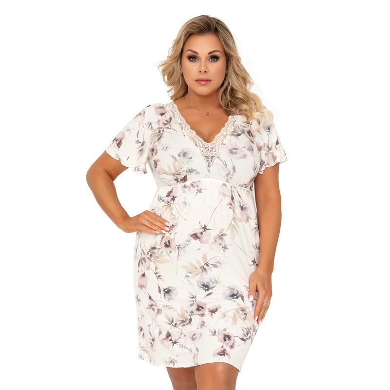 Donna hálóruházat - Belinda plus hálóing ecrue 5XL/50  S/S2023