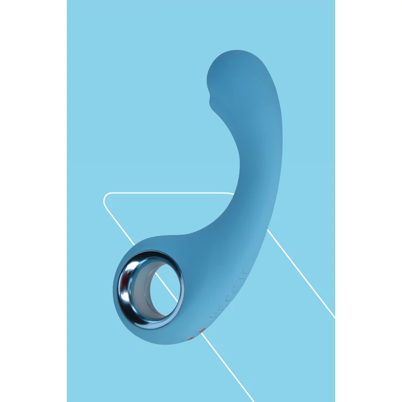 FairyGasm BraveryAward blue - testmasszirozó vibrátor kék  EAN:5906196160090