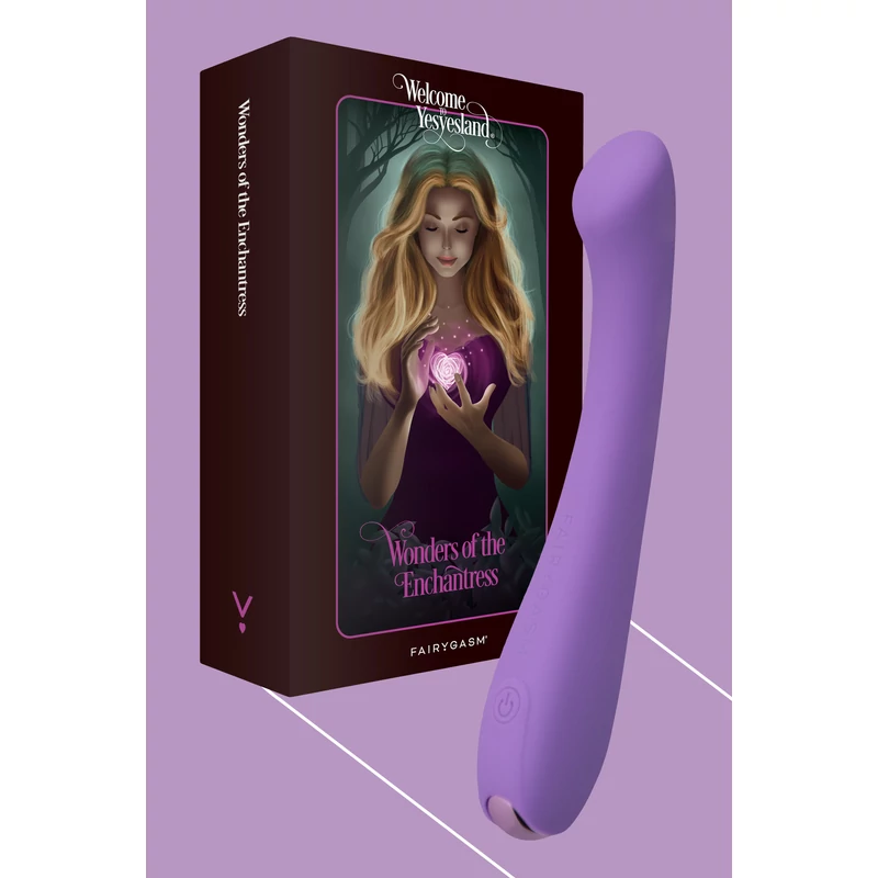 FairyGasm MerryWand violet - testmasszirozó vibrátor lila   EAN:5906196160236