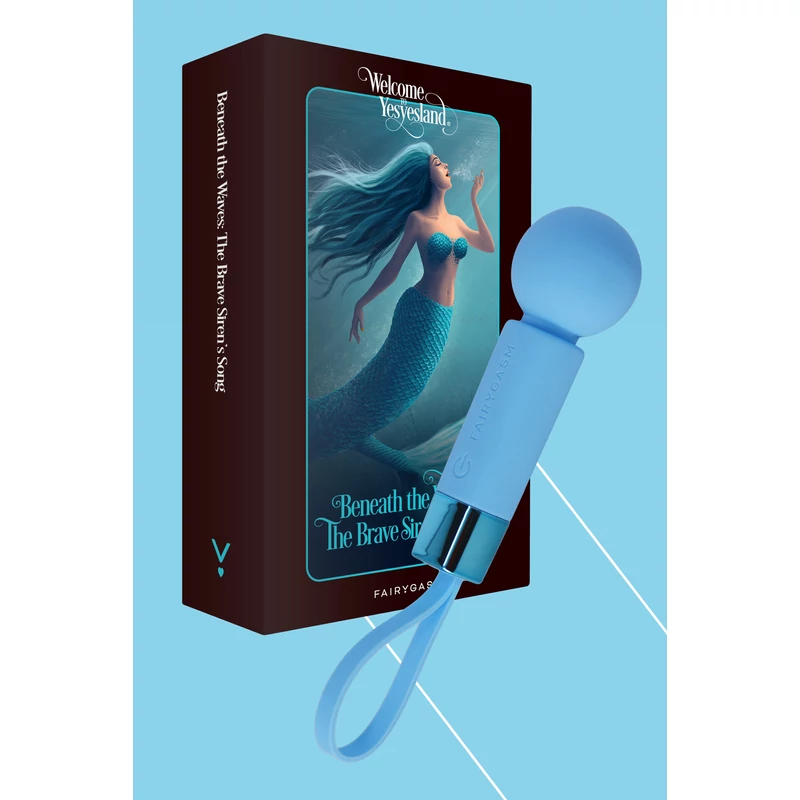 FairyGasm Pearlstasy blue - testmasszirozó vibrátor kék   EAN:5906196160243