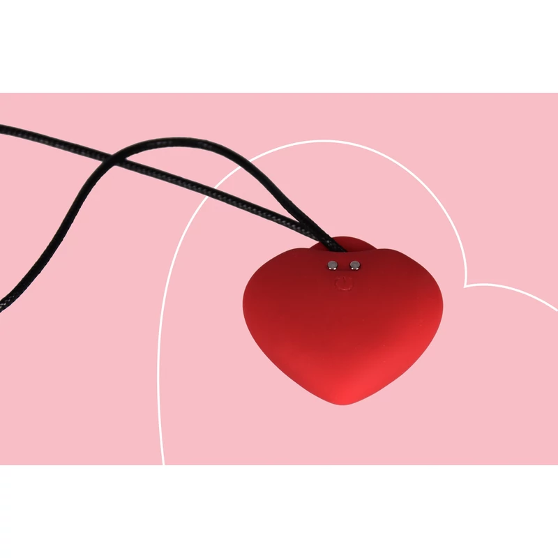 FairyGasm PleasureStone red - testmasszirozó vibrátor piros   EAN:5906196160359