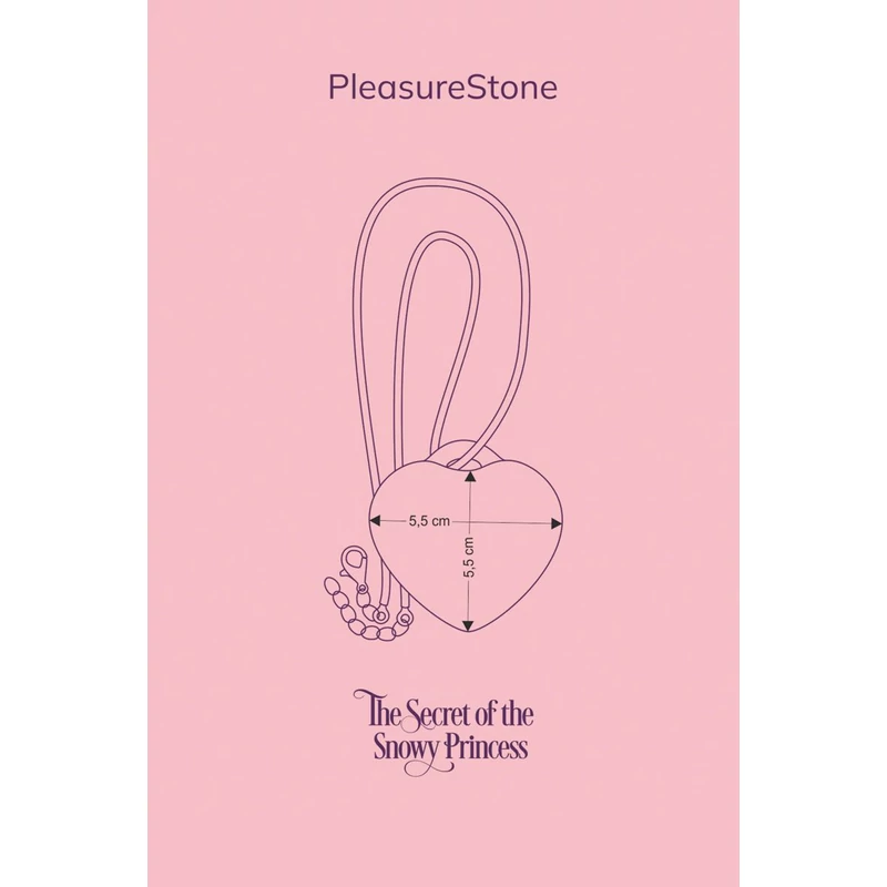 FairyGasm PleasureStone red - testmasszirozó vibrátor piros   EAN:5906196160359