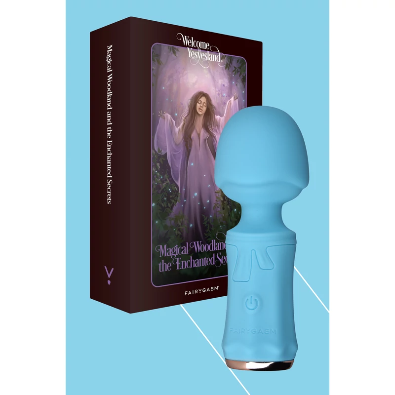 FairyGasm SecretFuntasy blue - testmasszirozó vibrátor kék   EAN:5906196160373