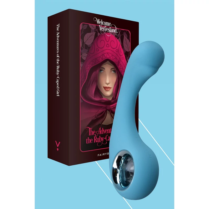 FairyGasm BraveryAward blue - testmasszirozó vibrátor kék  EAN:5906196160090