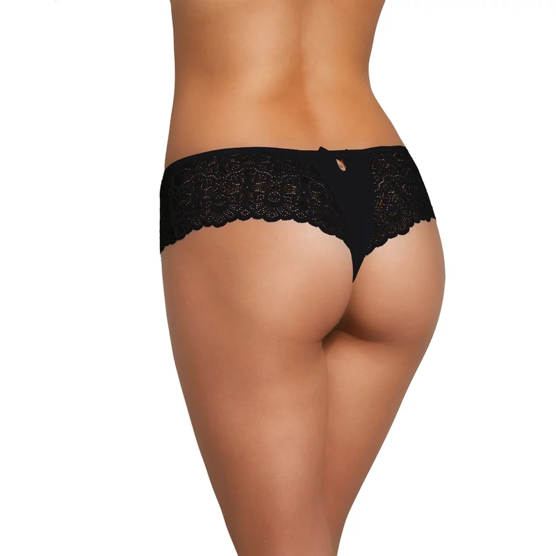Gabidar fekete tanga 091 /roz. S/
