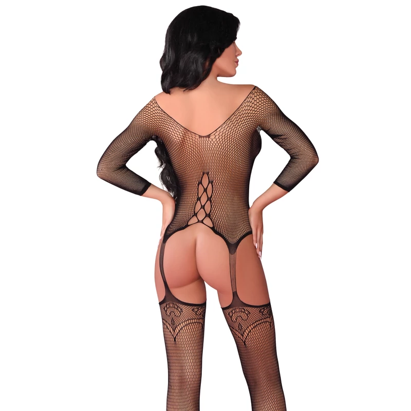 LC17287 LivCo Corsetti Dalitso bodystocking black S/L EAN: 5903050363826