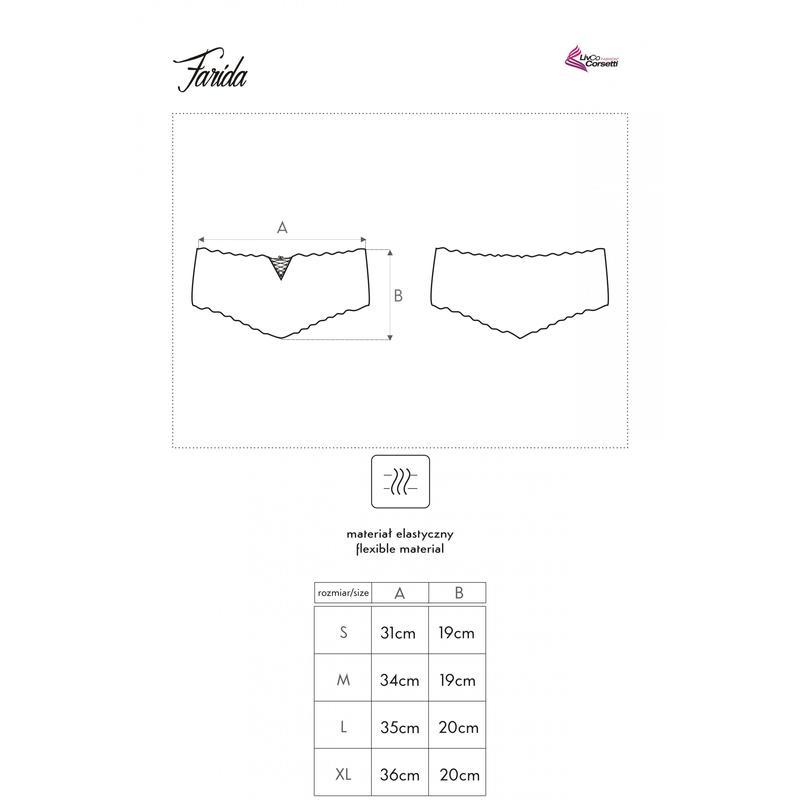LC6071 LivCo Corsetti Farida fehér bugyi L EAN:  5907996388431