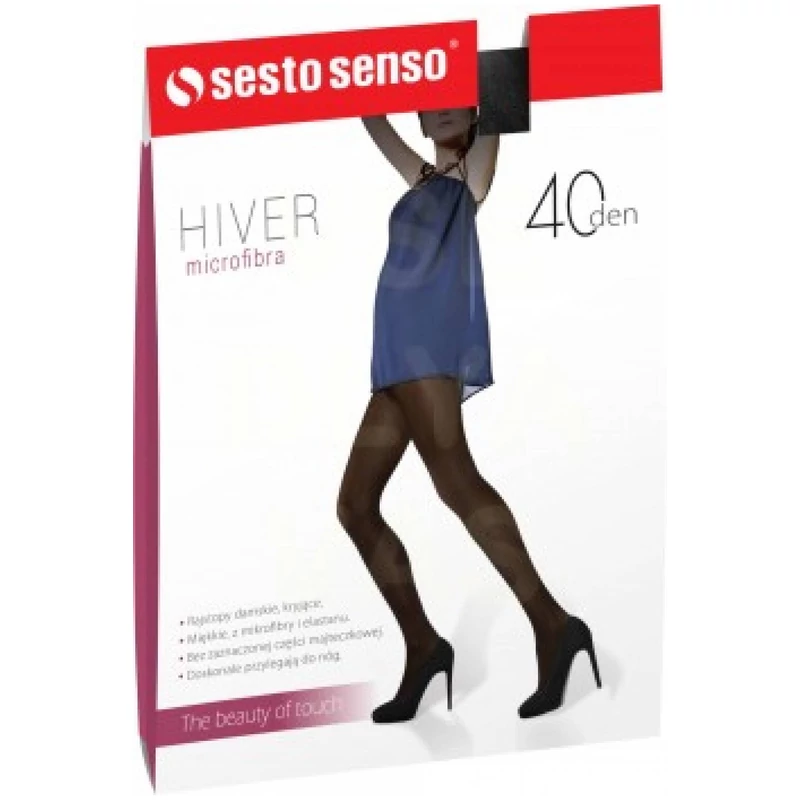 R055 SESTO SENSO Hiver 40Den piros harisnyanadrág 4-es