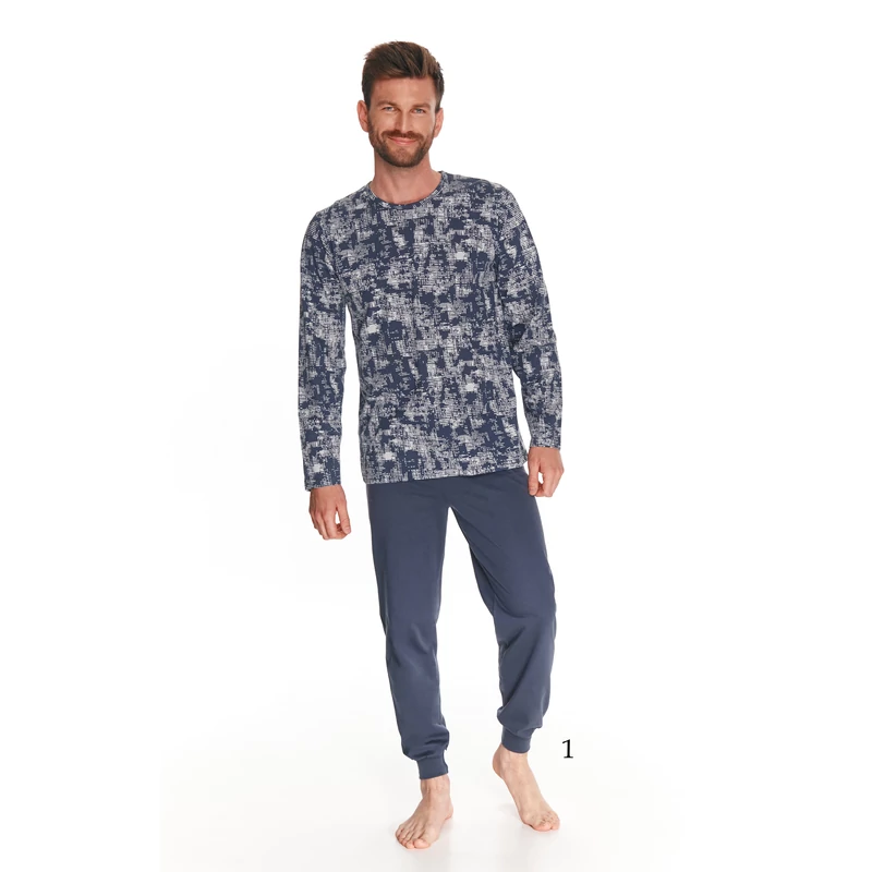 Taro 2643 GREG férfi hosszú pizsama S-M  A/W 22-23