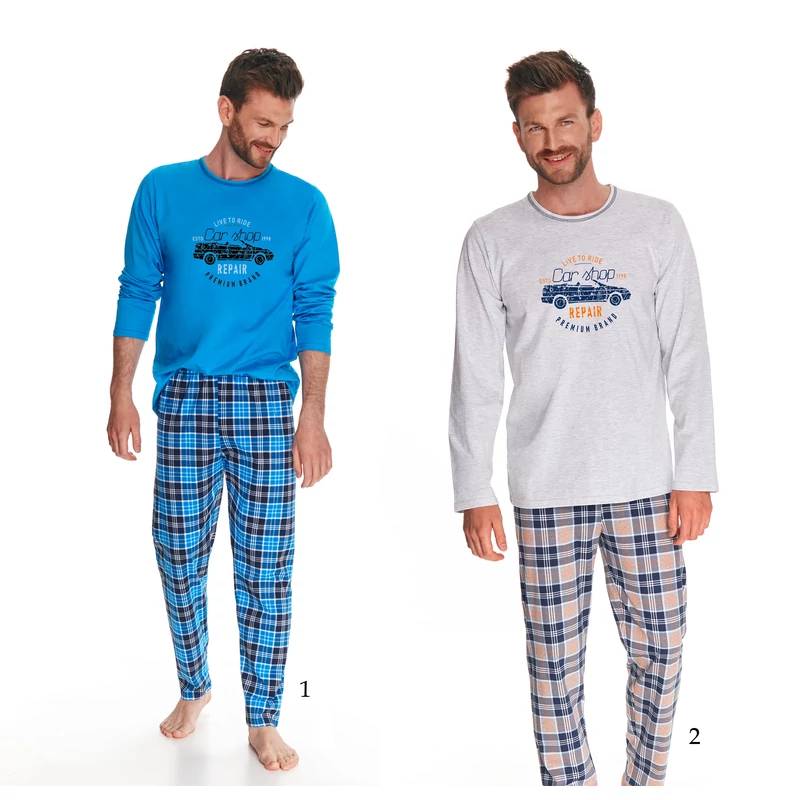 Taro 2656 MARIO férfi hosszú pizsama M-2XL  A/W 22-23  1 szin