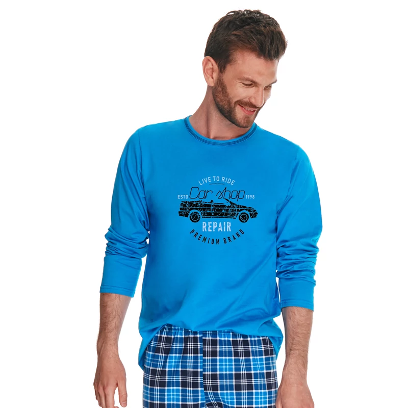 Taro 2656 MARIO férfi hosszú pizsama M-2XL  A/W 22-23  1 szin