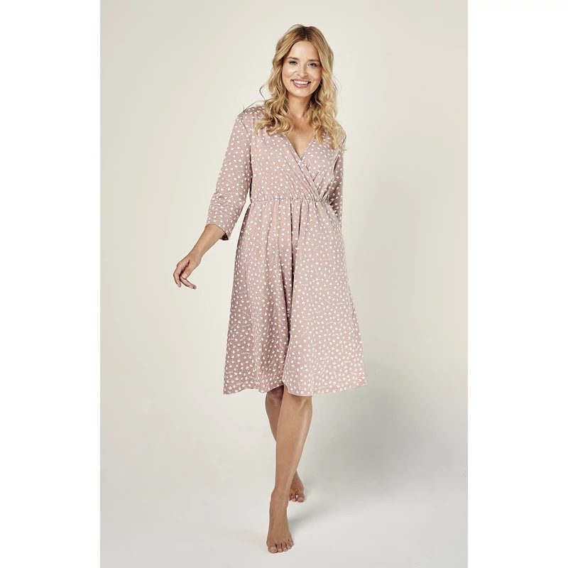 Taro 2976 3/4 ujjú kismama szotatós hálóing  S-XL A/W23-24