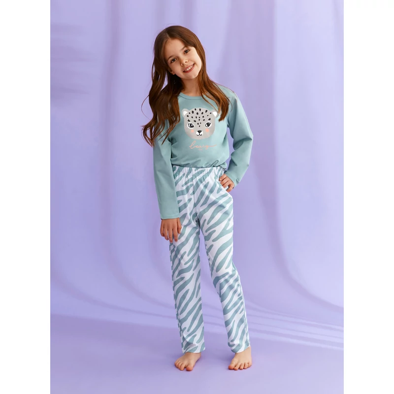 Taro 2588 CARLA leányka hosszú pizsama 122    A/W21-22