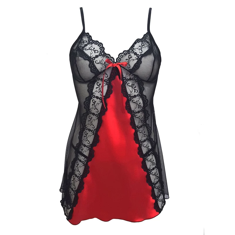 BN6334 Beauty Night Michele chemise red S/M EAN: 5907623206213