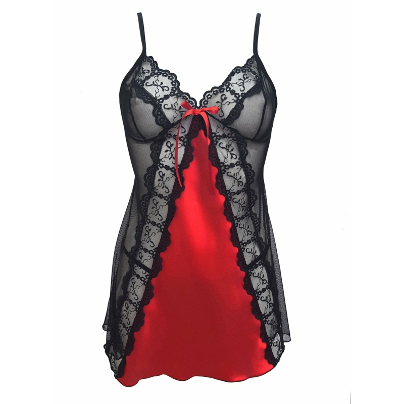 BN6334 Beauty Night Michele chemise red S/M EAN: 5907623206213