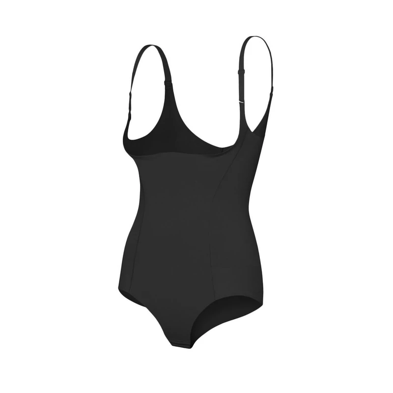 JULIMEX 219 alakformáló hosszú body fekete L