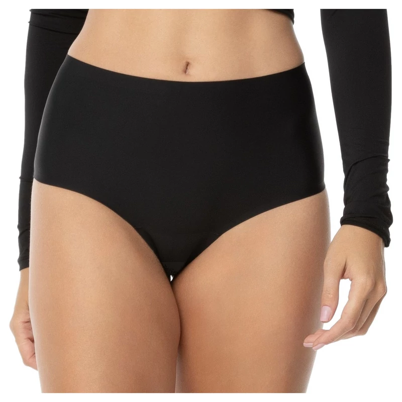 Julimex JOY Brasil MAXI panty fekete varrásnélüli bugyi XXL