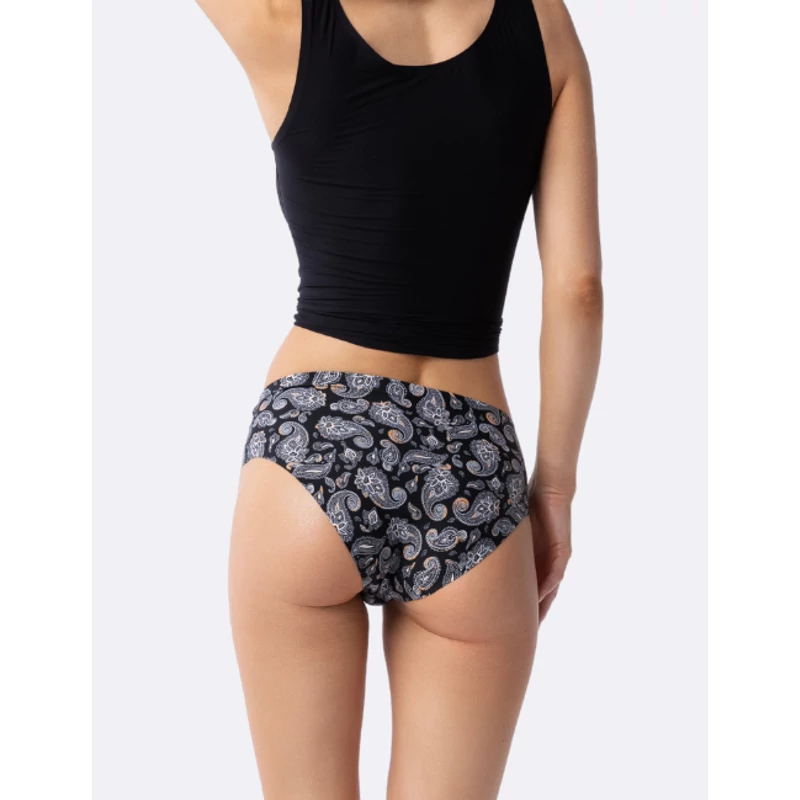 Julimex Simple Paisley Classic panty fekete/szürke S