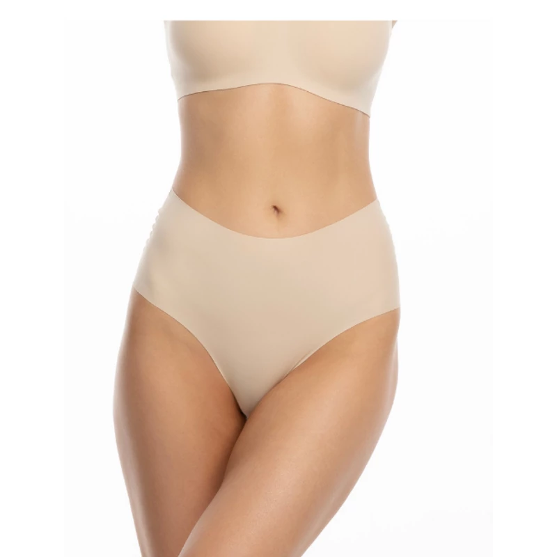 Julimex Infinity Boyshort Maxi panty bézs varrásnélüli bugyi XL