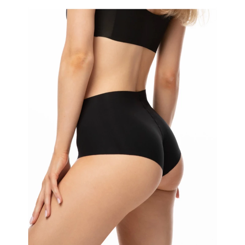 Julimex Infinity Boyshort Maxi panty fekete varrásnélüli bugyi S