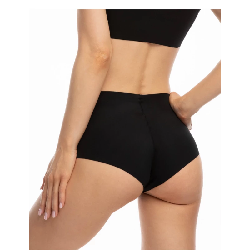 Julimex Infinity Boyshort Maxi panty fekete varrásnélüli bugyi S