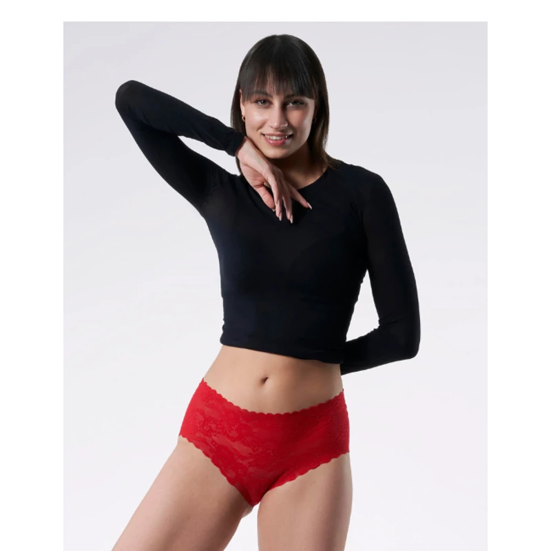 JULIMEX Bellie Maxi piros panty XL