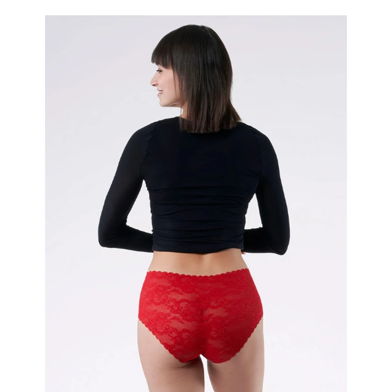 JULIMEX Bellie Maxi piros panty XL
